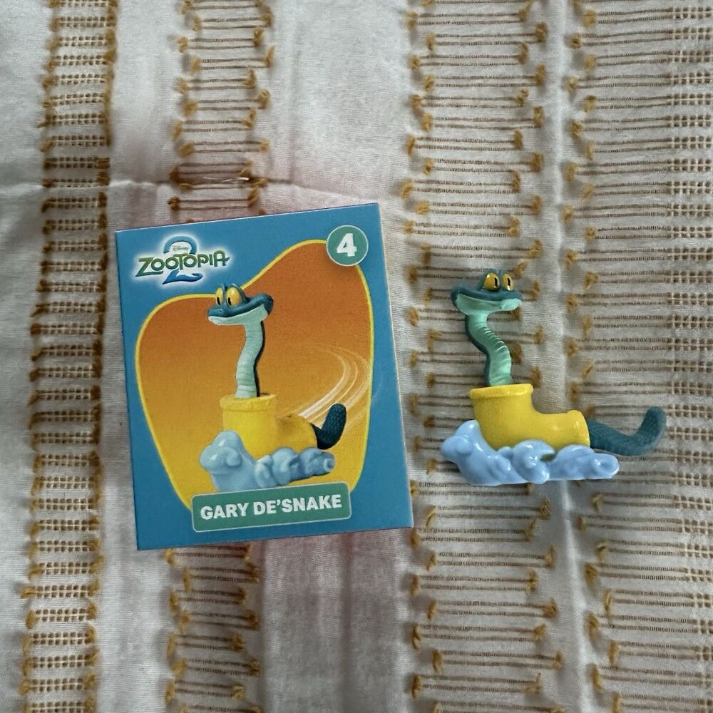 McDonald's 2025 Zootopia 2 #4 Gary De'Snake Happy Meal Toy Disney